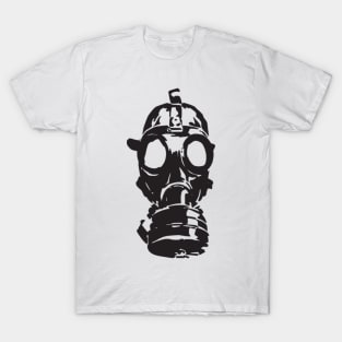 masque à gaz guerre vieux T-Shirt